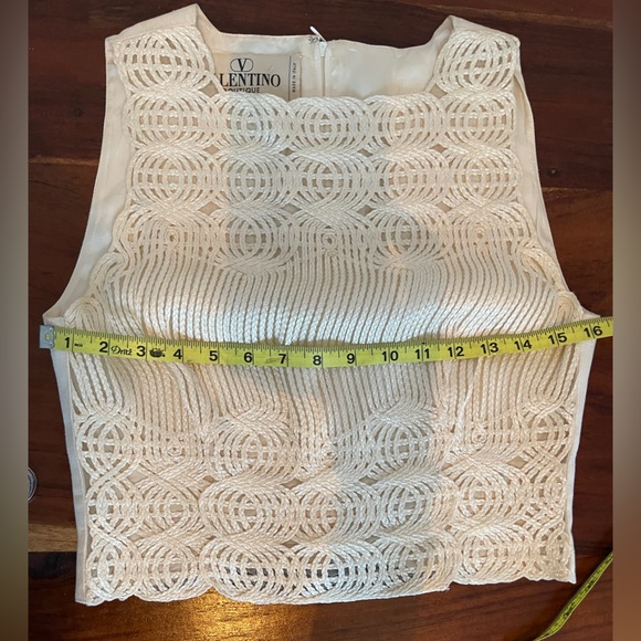 VALENTINO
EMBROIDERED OVERLAY SHELL TOP - Picture 13 of 13